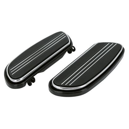 Streamliner-Trittbretter Harley-Davidson FL Softail – Schwarz