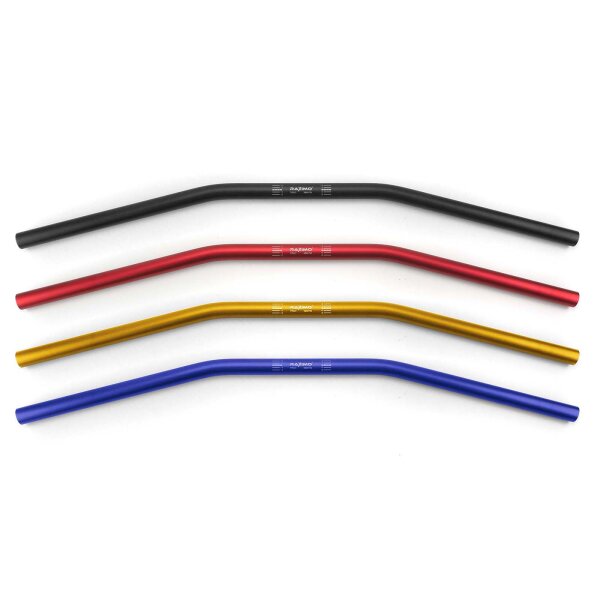 Flat Dragbar 850 mm – Farbübersicht Schwarz, Rot, Gold und Blau