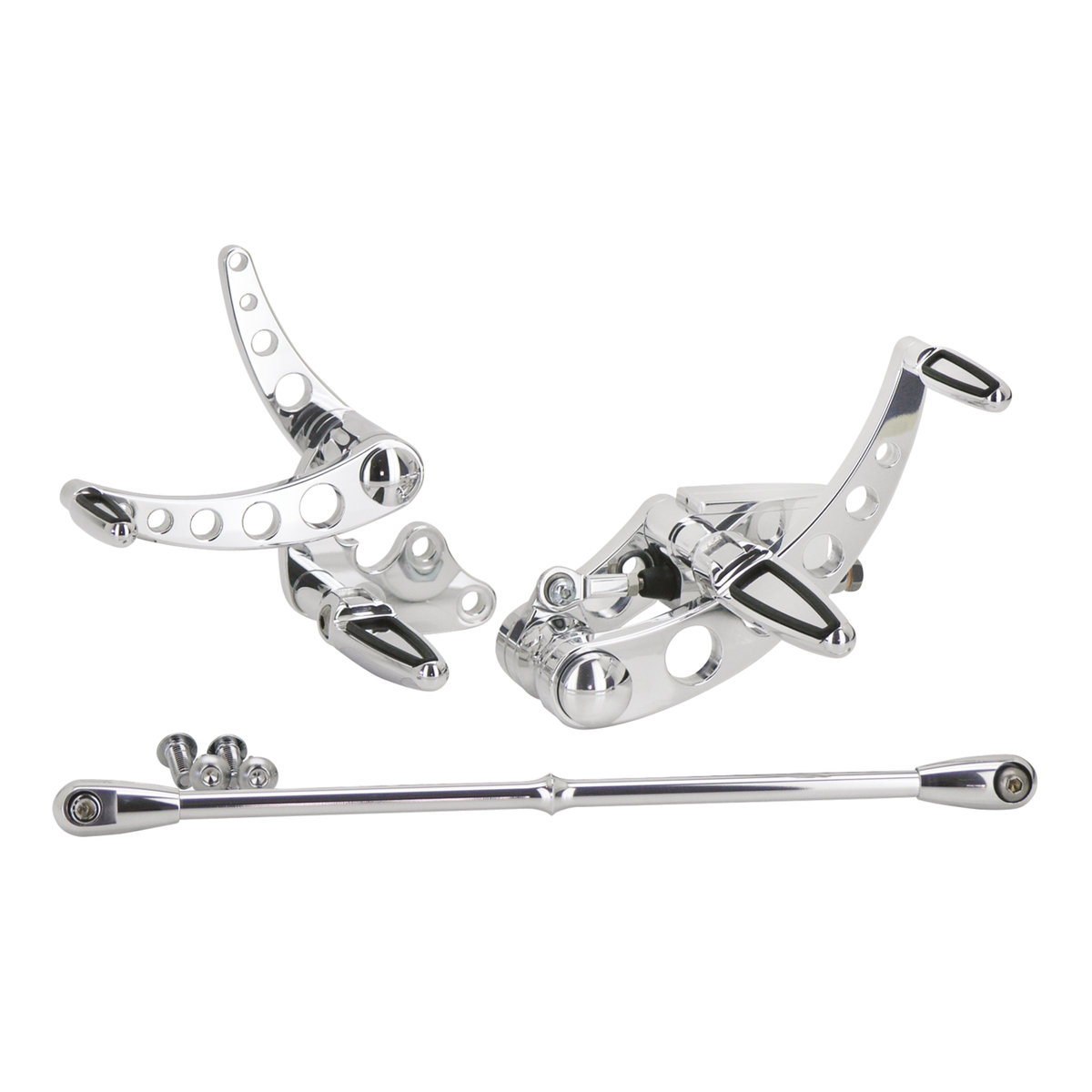 Billet-Fußrastenanlage Harley-Davidson Softail 1986–99 – Poliert