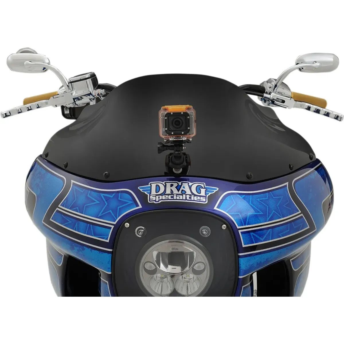 FXRP ERSATZSCHEIBE 9 ZOLL SCHWARZ – DYNA / SOFTAIL M8 MIT FXRP-KIT (1991–2026) – PRODUKTBILD 4
