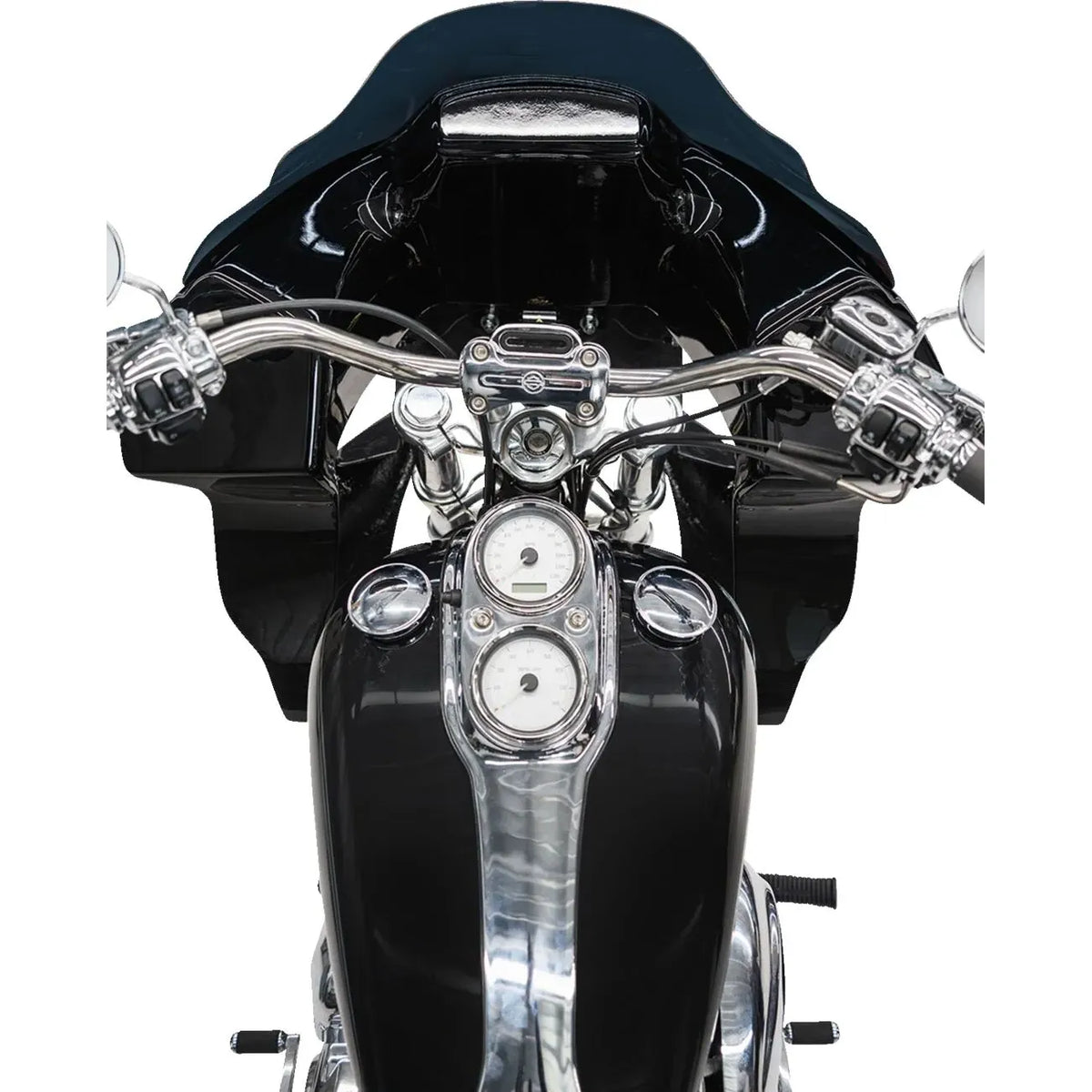 FXRP VERKLEIDUNGS-KOMPLETTKIT MIT 9-ZOLL-SCHEIBE DARK SMOKE – DYNA AUSSER WIDE GLIDE (2006–2017) – PRODUKTBILD 2