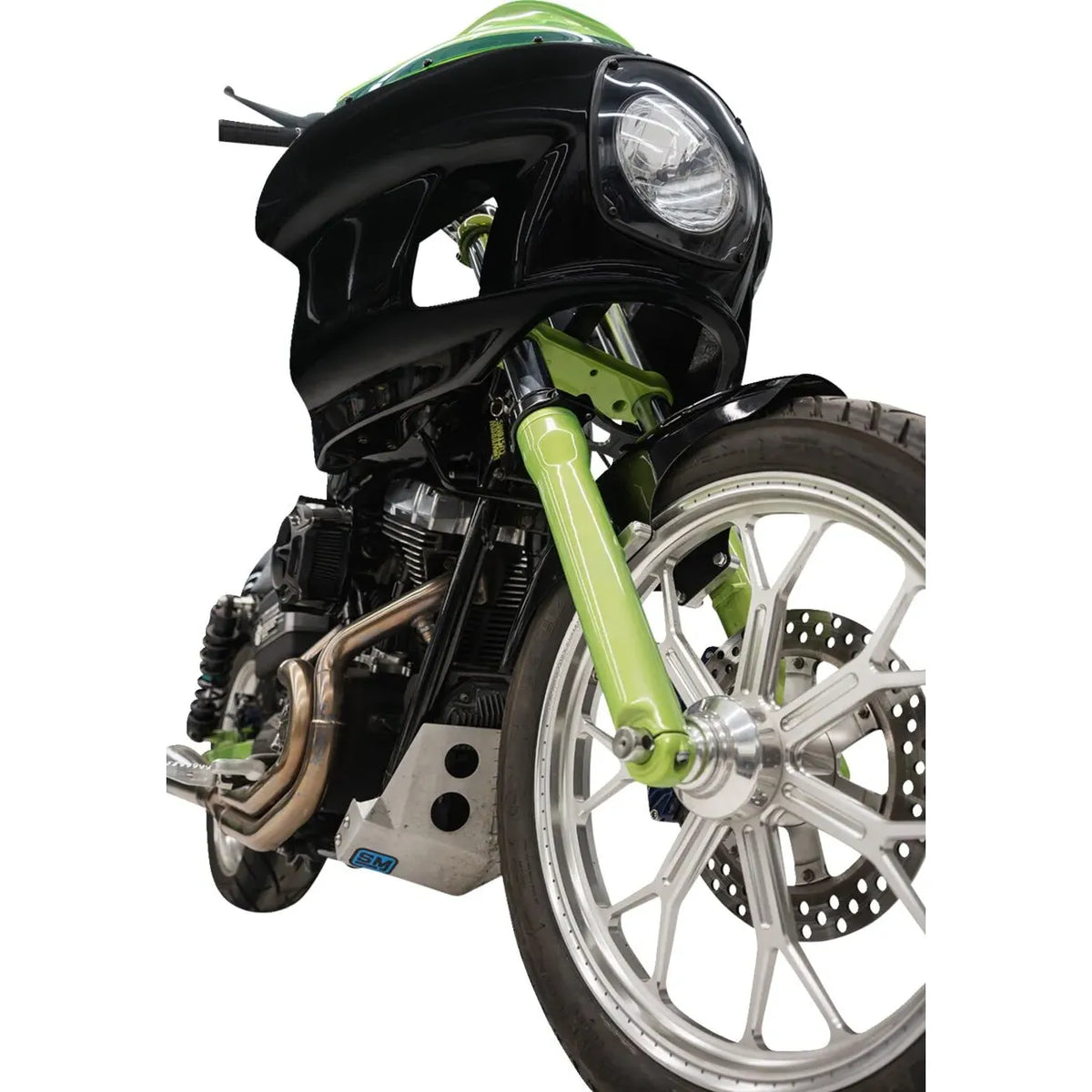 FXRP VERKLEIDUNGS-KOMPLETTKIT MIT 9-ZOLL-SCHEIBE DARK SMOKE – DYNA AUSSER WIDE GLIDE (2006–2017) – PRODUKTBILD 3