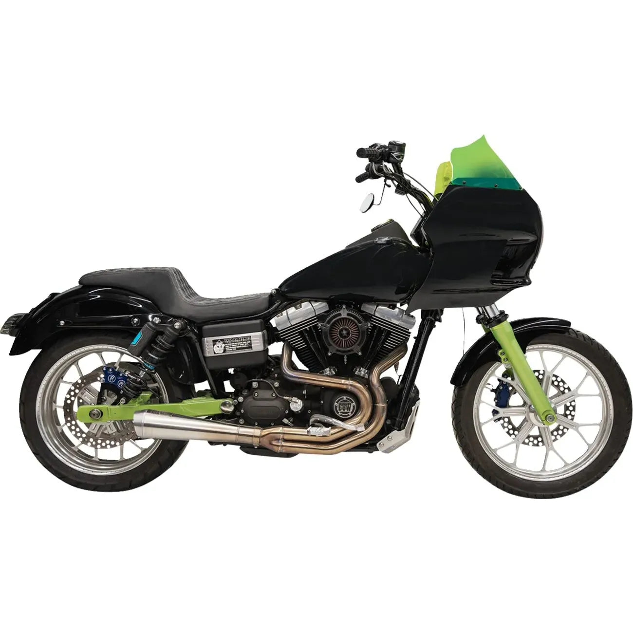 FXRP VERKLEIDUNGS-KOMPLETTKIT MIT 9-ZOLL-SCHEIBE DARK SMOKE – DYNA AUSSER WIDE GLIDE (2006–2017) – PRODUKTBILD 5