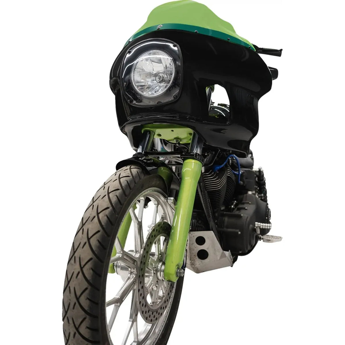 FXRP VERKLEIDUNGS-KOMPLETTKIT MIT 9-ZOLL-SCHEIBE DARK SMOKE – DYNA AUSSER WIDE GLIDE (2006–2017) – PRODUKTBILD 6