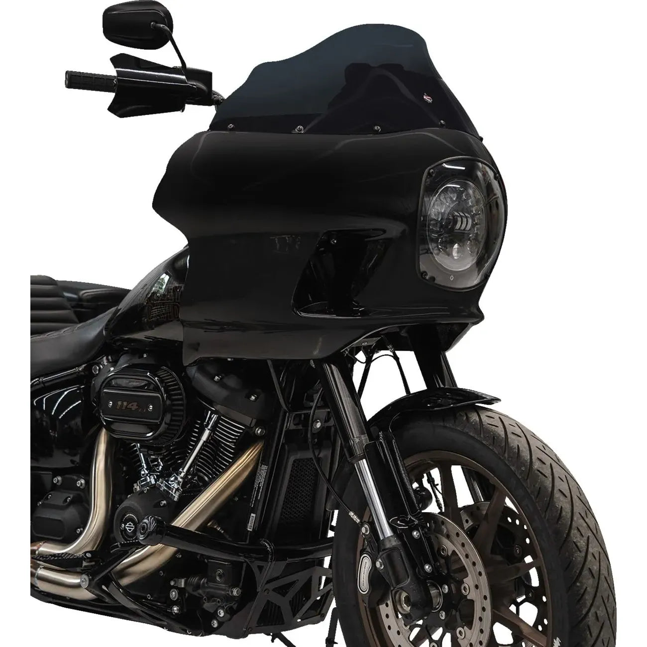 FXRP VERKLEIDUNGS-KOMPLETTKIT MIT 9-ZOLL-SCHEIBE DARK SMOKE – SOFTAIL M8 (2018–2026) – PRODUKTBILD 3