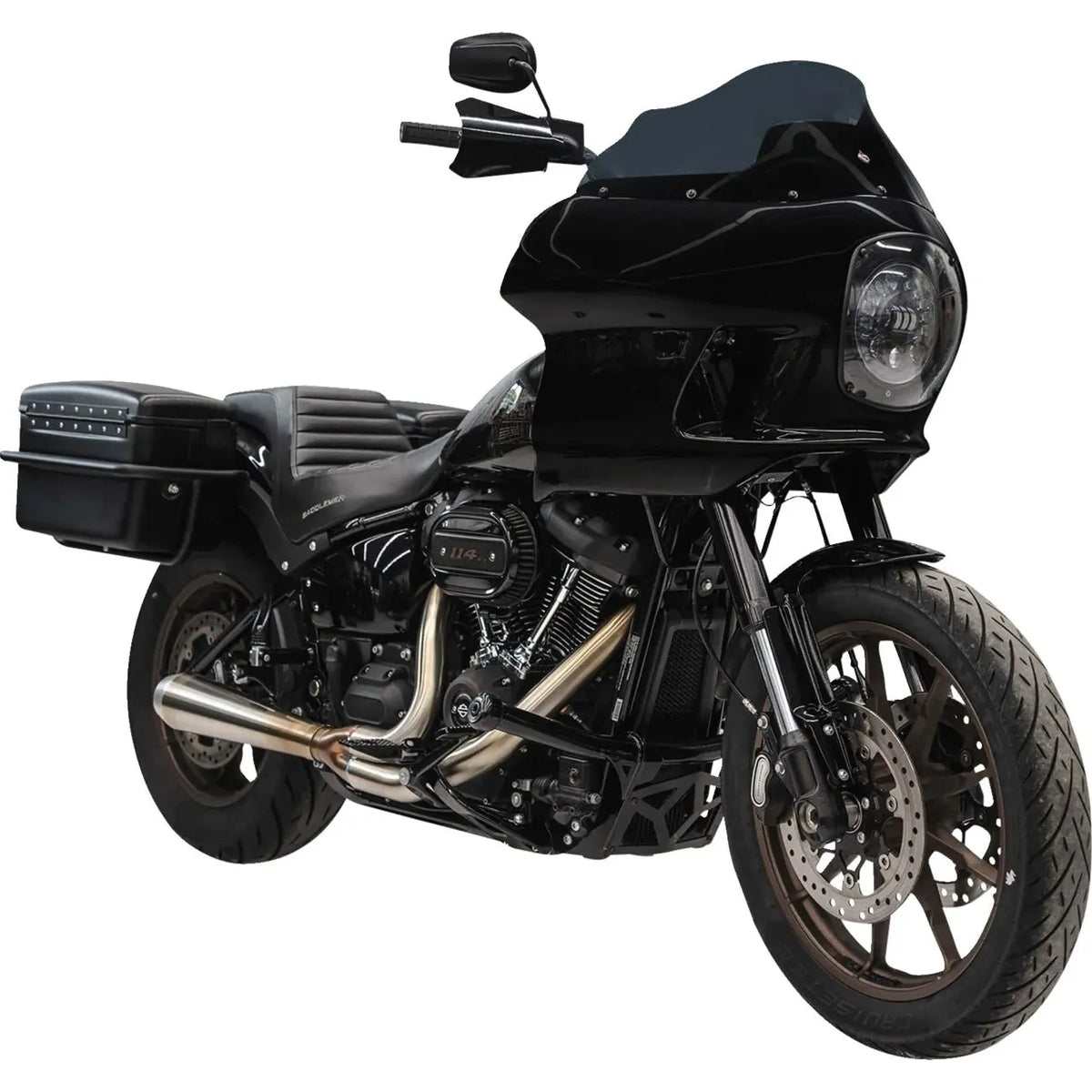 FXRP VERKLEIDUNGS-KOMPLETTKIT MIT 9-ZOLL-SCHEIBE DARK SMOKE – SOFTAIL M8 (2018–2026) – PRODUKTBILD 5