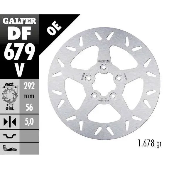 Galfer RUNDE Bremsscheibe DF679V – Produktansicht 2
