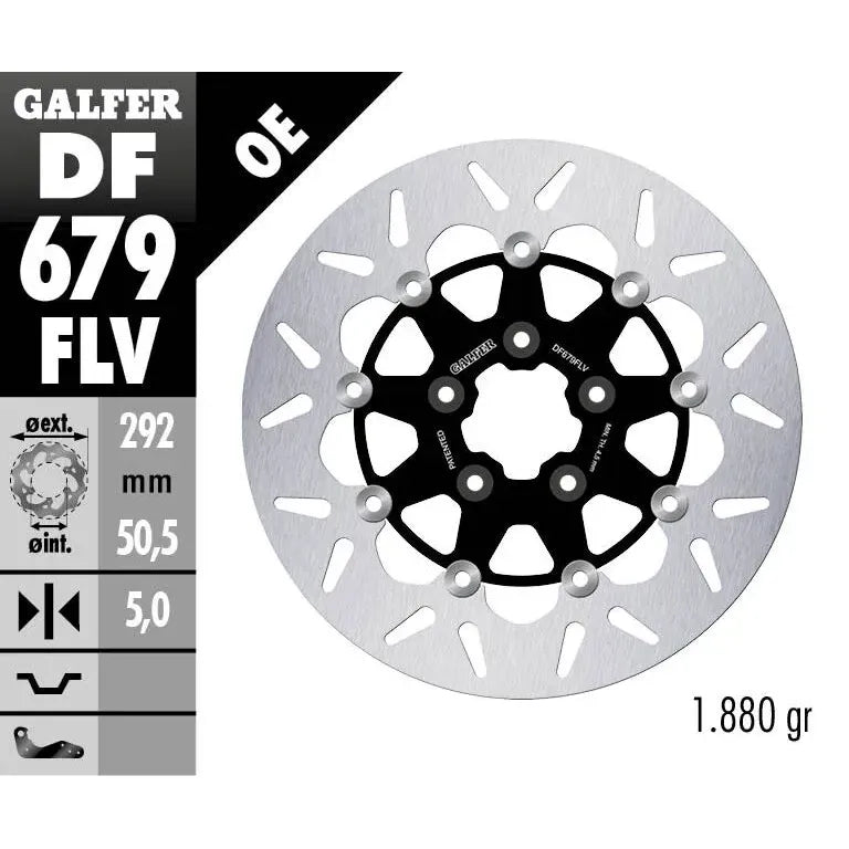 Galfer RUNDE Bremsscheibe DF679FLV – Produktansicht 2
