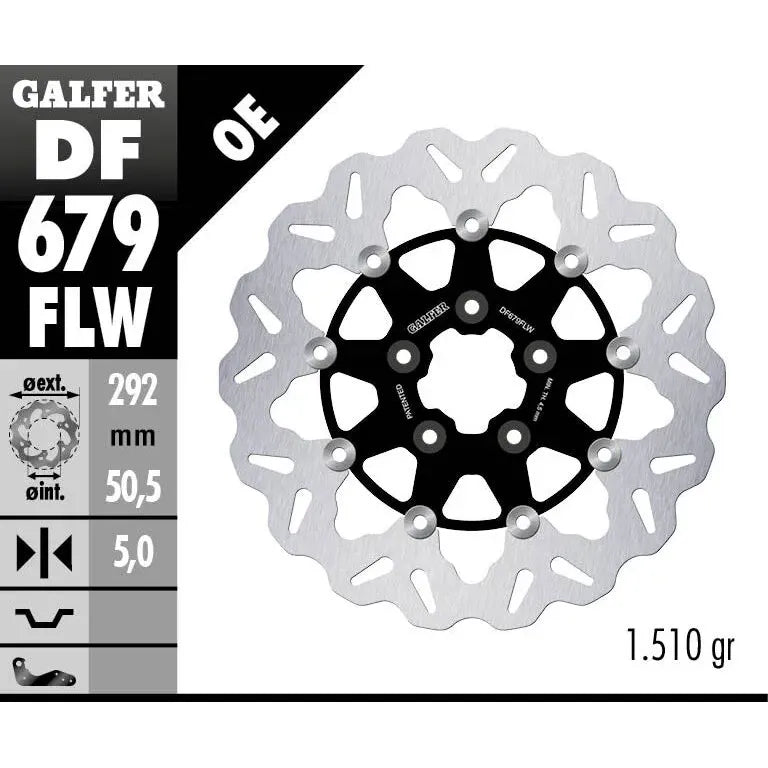 Galfer WAVE Bremsscheibe DF679FLW – Produktansicht 2