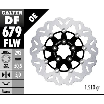 Galfer WAVE Bremsscheibe DF679FLW – Produktansicht 2
