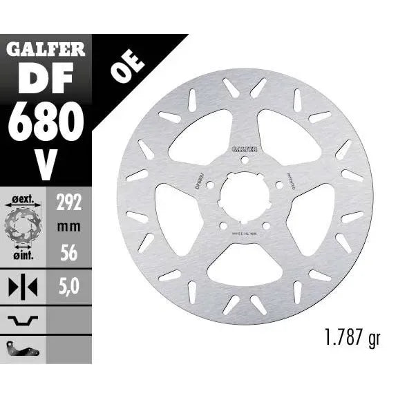 Galfer RUNDE Bremsscheibe DF680V – Produktansicht 2