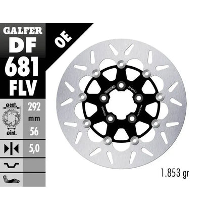 Galfer RUNDE Bremsscheibe DF681FLV – Produktansicht 2