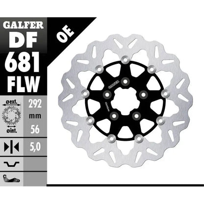 Galfer WAVE Bremsscheibe DF681FLW – Produktansicht 2