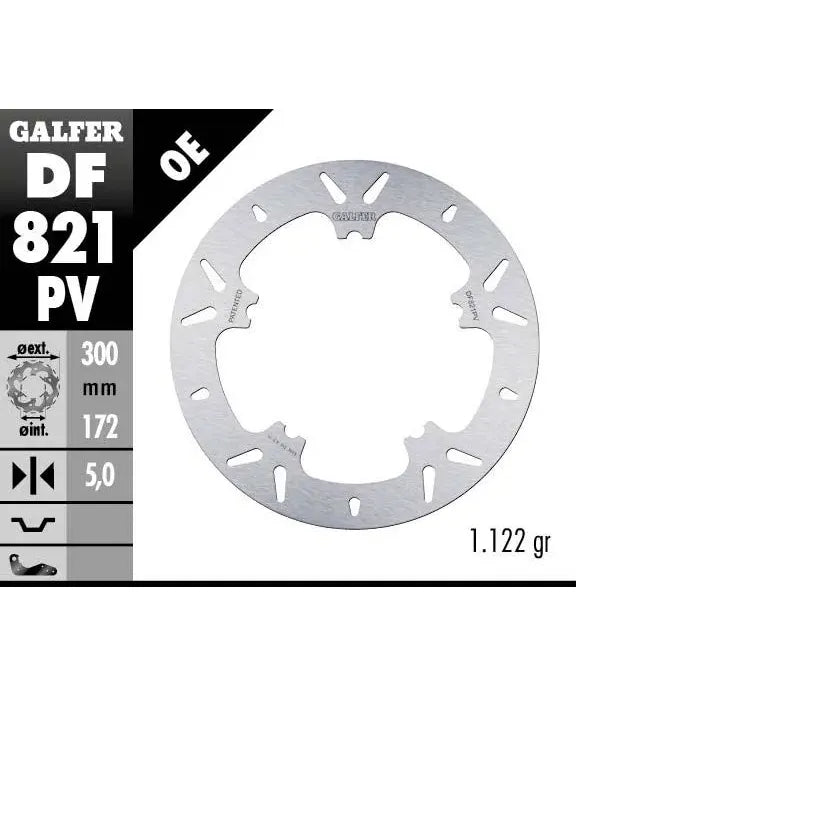 Galfer RUNDE Bremsscheibe DF821PV – Produktansicht 2