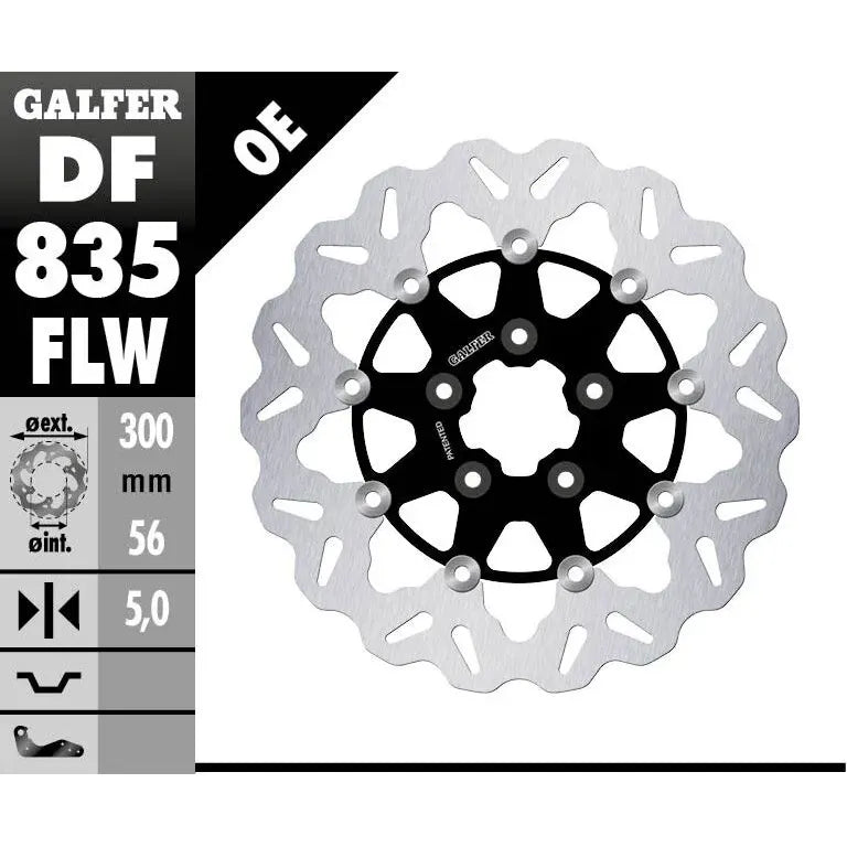 Galfer WAVE Bremsscheibe DF835FLW – Produktansicht 2