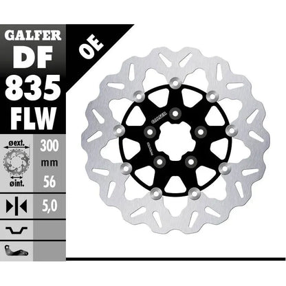 Galfer WAVE Bremsscheibe DF835FLW – Produktansicht 2
