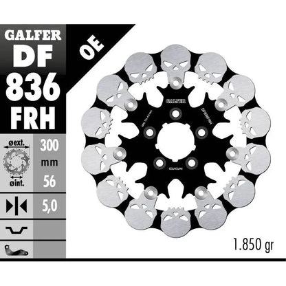 Galfer SKULL Bremsscheibe DF836FRH – Produktansicht 2