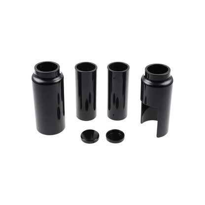 CULT-WERK - FORK COVER KIT ALUMINUM BLACK FOR STREET BOB &amp; STANDARD FROM 2018 