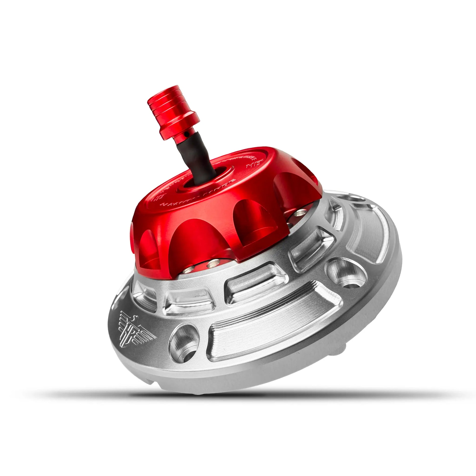 Heinz Bikes Performance belüfteter Tankdeckel Silber Rot – Produktansicht 4