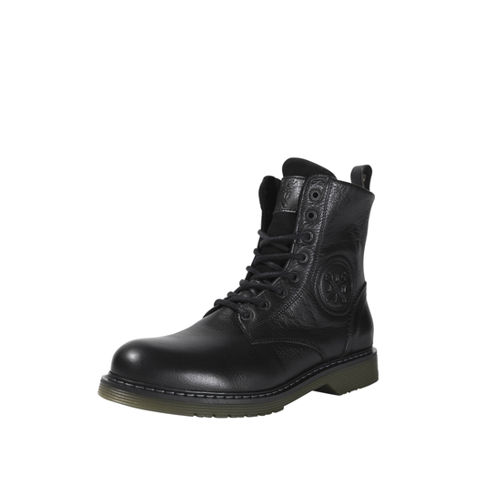 MOTORRADSCHUHE STIEFEL SIXTY BLACK MIT VERSTÄRKUNGEN IN SCHWARZ