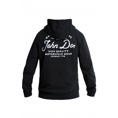 JOHN DOE® – HOODIE JD LETTERING BLACK