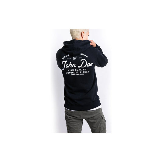 JOHN DOE® – HOODIE JD LETTERING BLACK