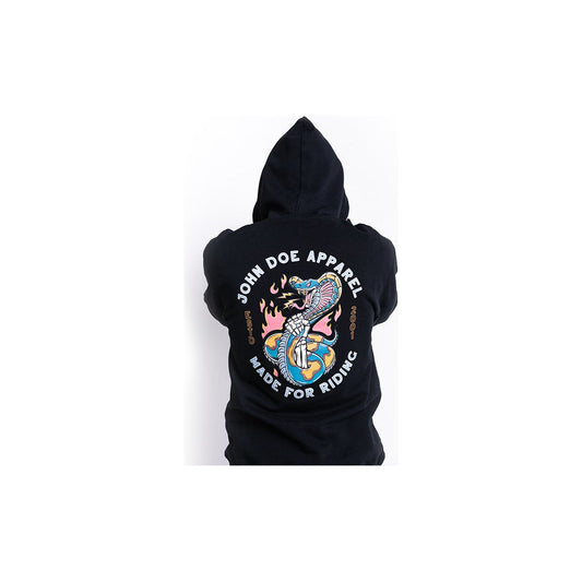 JOHN DOE® – HOODIE SNAKE II BLACK