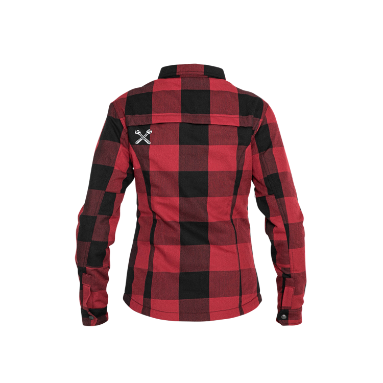 MOTORCYCLE SHIRT JACKET WITH PROTECTORS FOR WOMEN IN 2 COLORS
