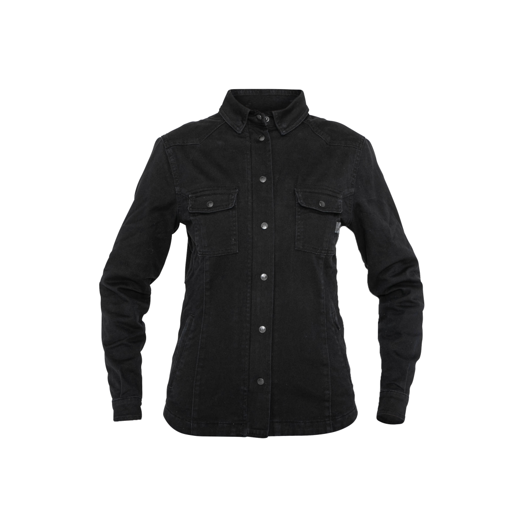 MOTORCYCLE SHIRT JACKET WITH PROTECTORS FOR WOMEN IN 2 COLORS