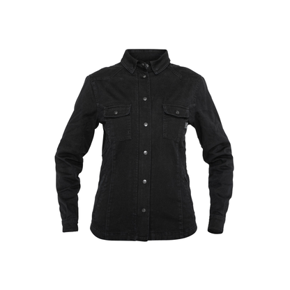 MOTORCYCLE SHIRT JACKET WITH PROTECTORS FOR WOMEN IN 2 COLORS