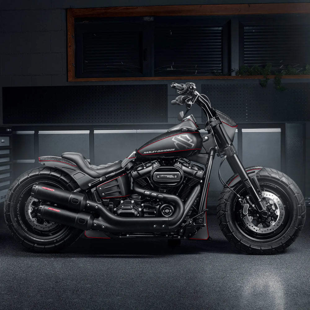 BACK SAVER RAKED T-BAR 2" MEGA HANDLEBARS FOR SOFTAIL, DYNA &amp; SPORTSTER