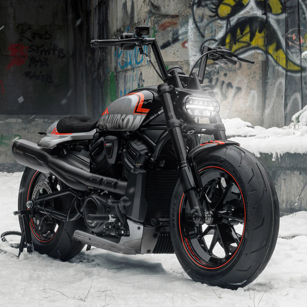 MINI APE 1 1/4" LENKER FÜR HARLEY SPORTSTER S & NIGHTSTER – PREWIRED OPTIONAL