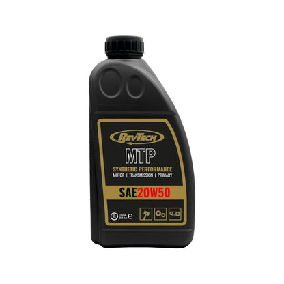 RevTech 1-Liter-Originalgebinde – MOTORÖL MTP SYNTHETISCH 20W50 1 L / 4 L FÜR HARLEY-DAVIDSON NACH ÖLVORGABE