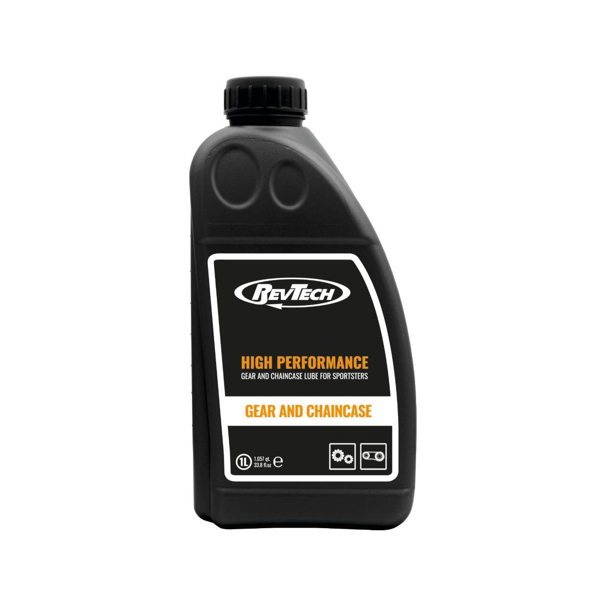 RevTech 1-Liter-Originalgebinde – GETRIEBE- & PRIMÄRÖL HIGH PERFORMANCE 1 L FÜR HARLEY-DAVIDSON SPORTSTER (1971–2020)