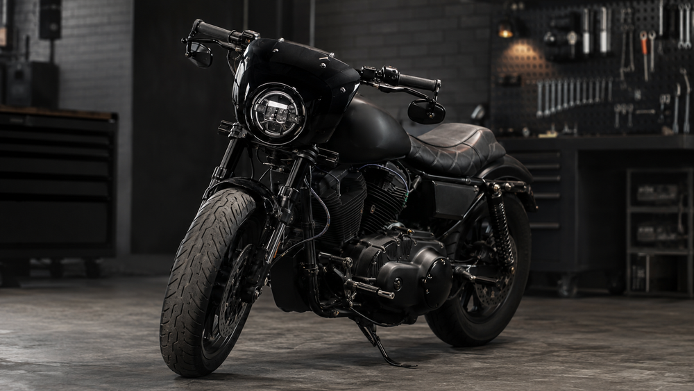 Harley Clubstyle-Front umbauen: Maske, Licht und Proportionen