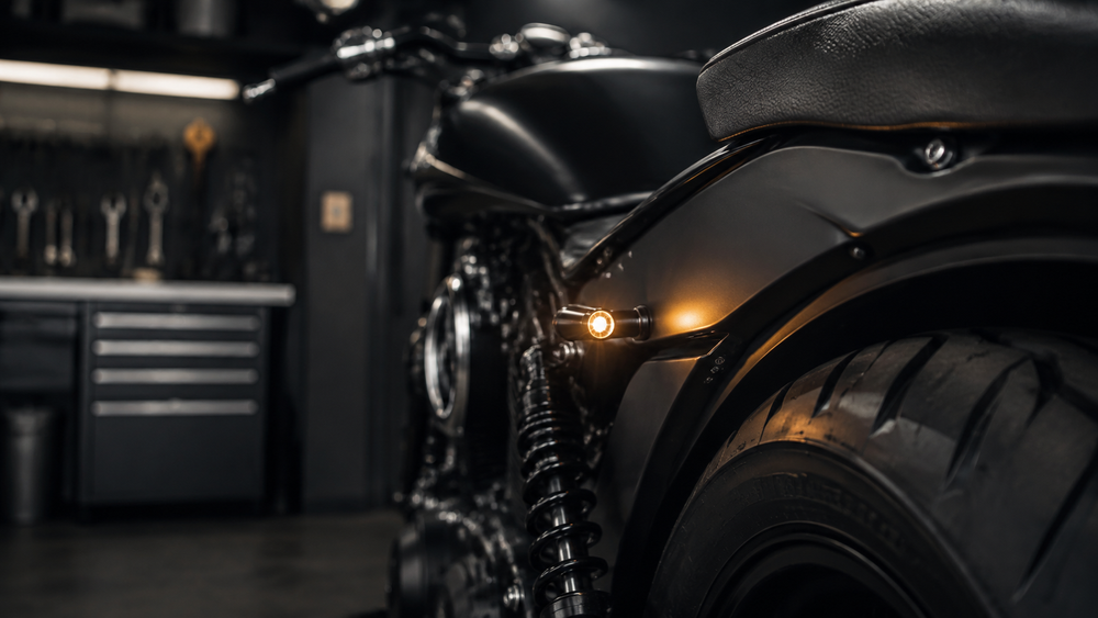 LED-Blinker an der Harley: Klein, legal und richtig montiert