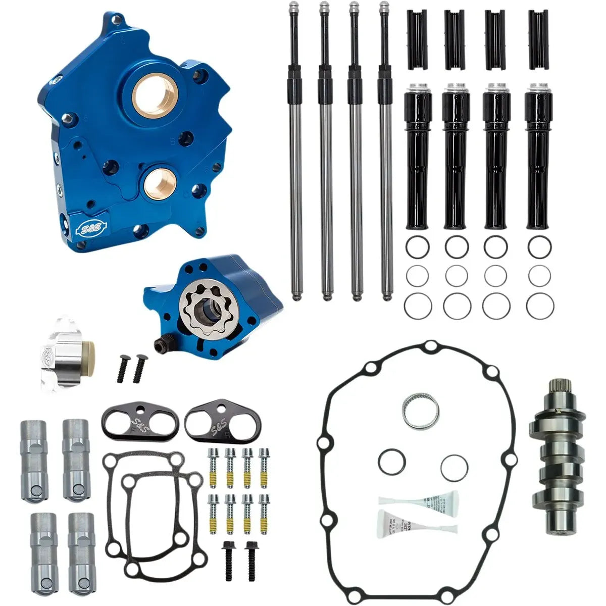 CAM-CHEST-KOMPLETTKIT 475C M8 ÖLGEKÜHLT – S&S CYCLE – Schwarz