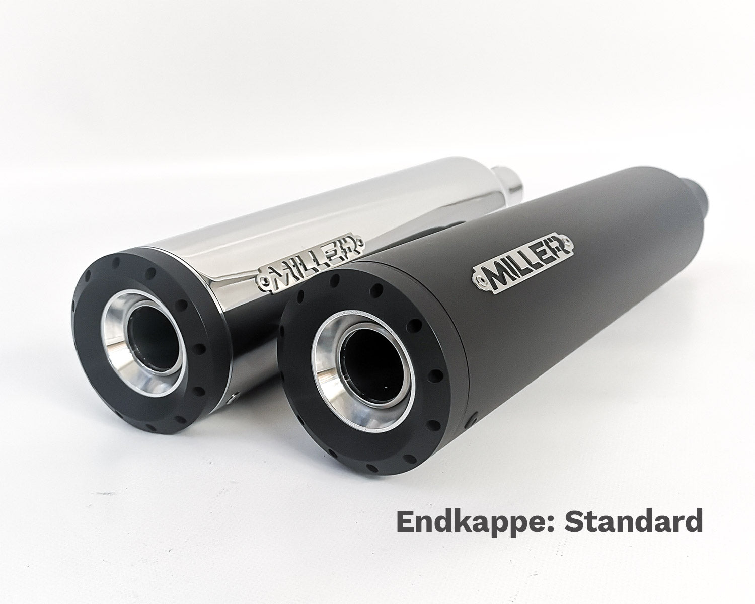 Miller Endkappe Standard schwarz matt