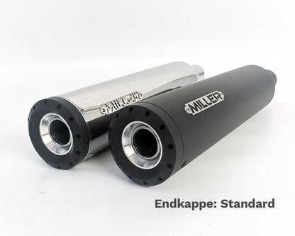 Miller Endkappe Standard schwarz matt