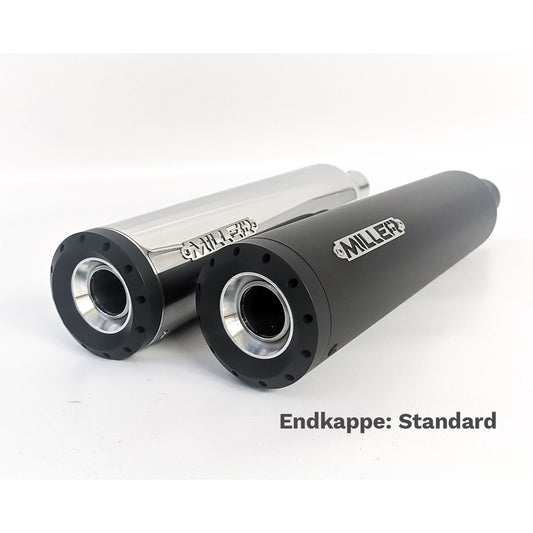 Miller Endkappe Standard schwarz matt