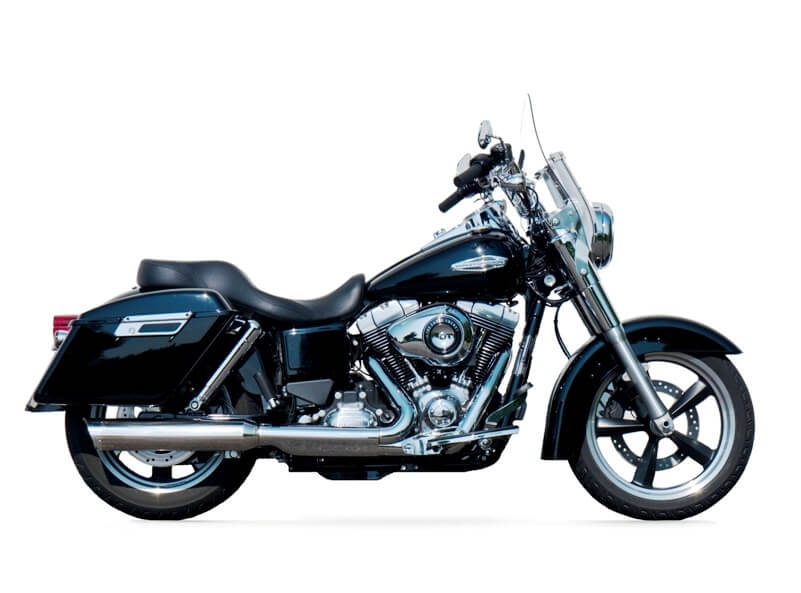 Miller Nevada SB Slip-On Auspuff an Harley-Davidson Switchback