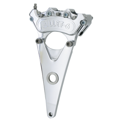 Mini-6-Bremssattel hinten, 11,5 Zoll für Harley-Davidson BIG TWIN 4-GANG – Poliert
