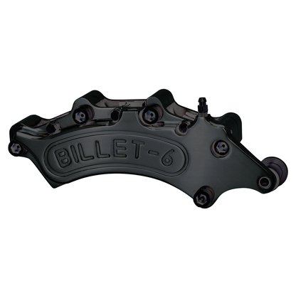 Mini-6-Bremssattel vorn links, 10 Zoll für Harley-Davidson FL – Schwarz