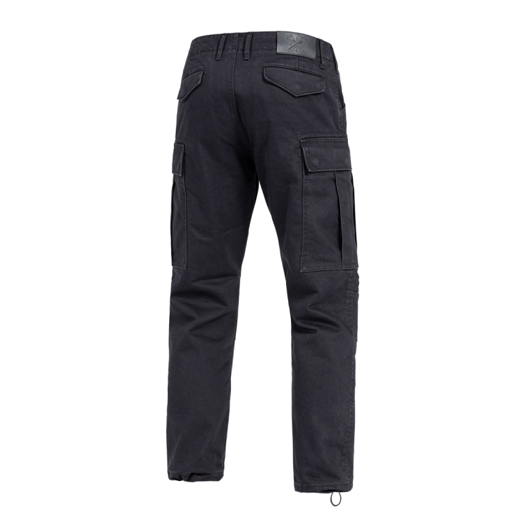 MOTORRADHOSE CARGO REGULAR FIT MIT PROTEKTOREN IN SCHWARZ