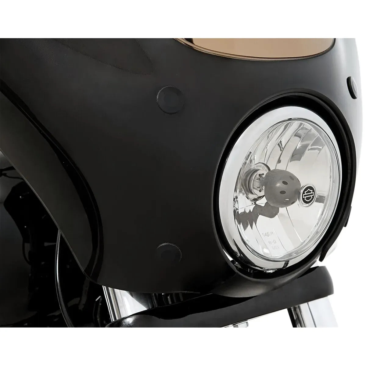 Scheinwerfer-Verlängerungsblock Schwarz für Harley-Davidson Dyna und Breakout (2006–2017) – Memphis Shades – Bild 2
