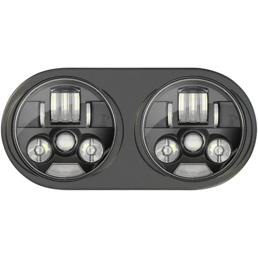 ProBeam LED-Doppelscheinwerfer Schwarz für Harley-Davidson Road Glide (1998–2013) – Custom Dynamics – Bild 1