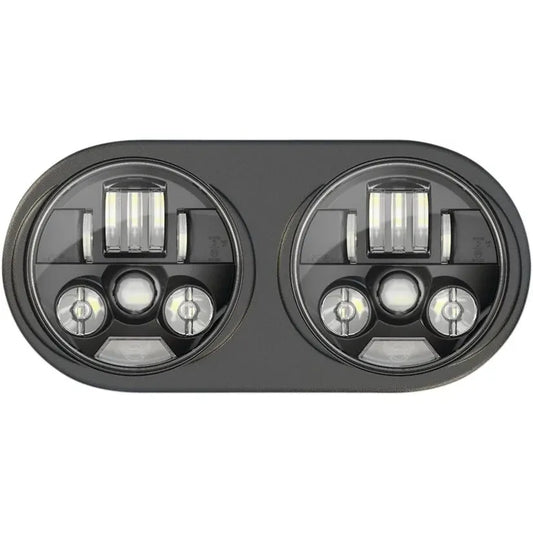 ProBeam LED-Doppelscheinwerfer Schwarz für Harley-Davidson Road Glide (1998–2013) – Custom Dynamics – Bild 1
