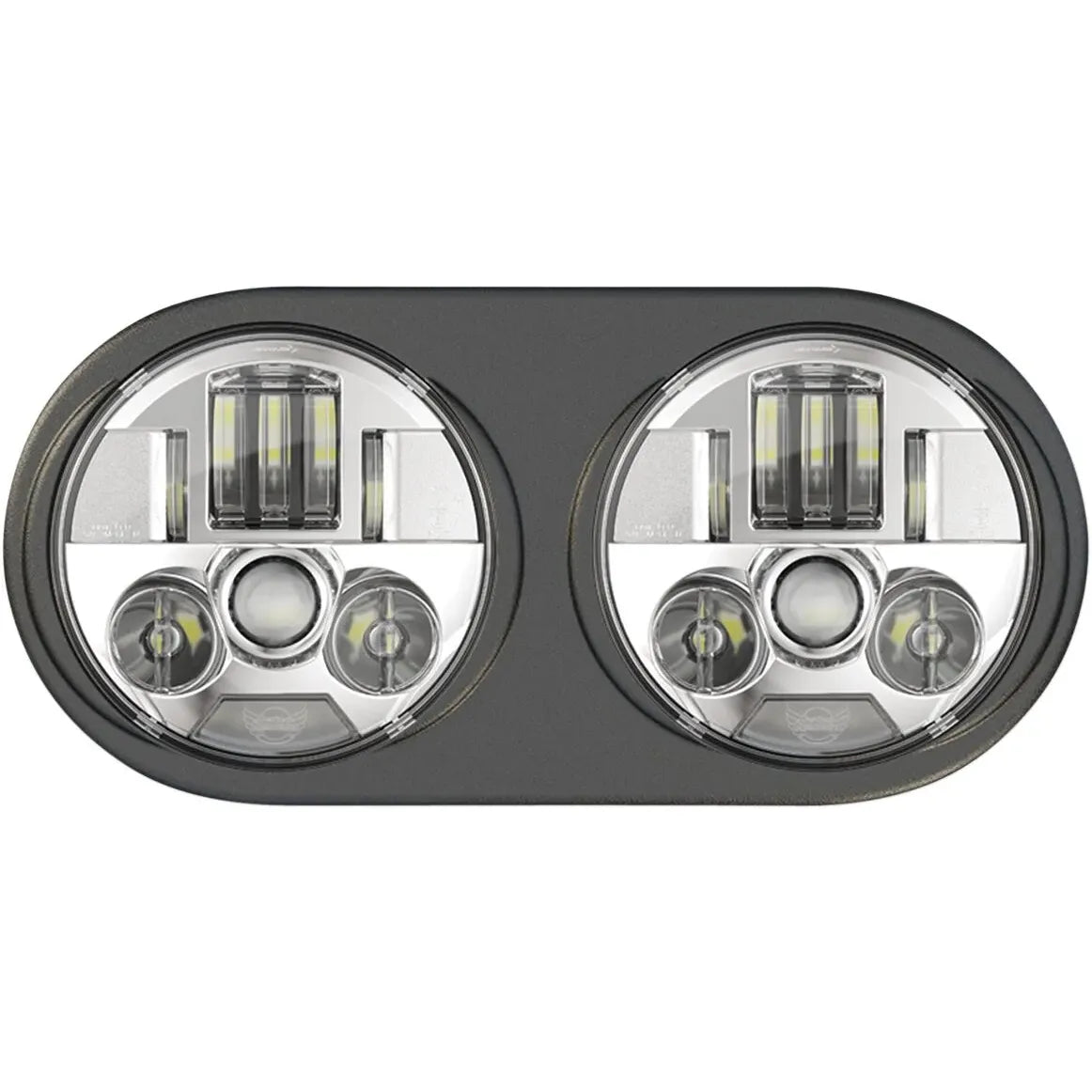 ProBeam LED-Doppelscheinwerfer Chrom für Harley-Davidson Road Glide (1998–2013) – Custom Dynamics – Bild 1