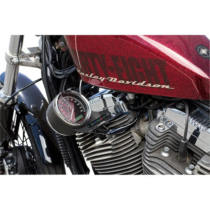 Tachometer-Versatzhalter Schwarz für Harley-Davidson Sportster (ab 1989, je nach Modell) – Cycle Visions – Bild 2
