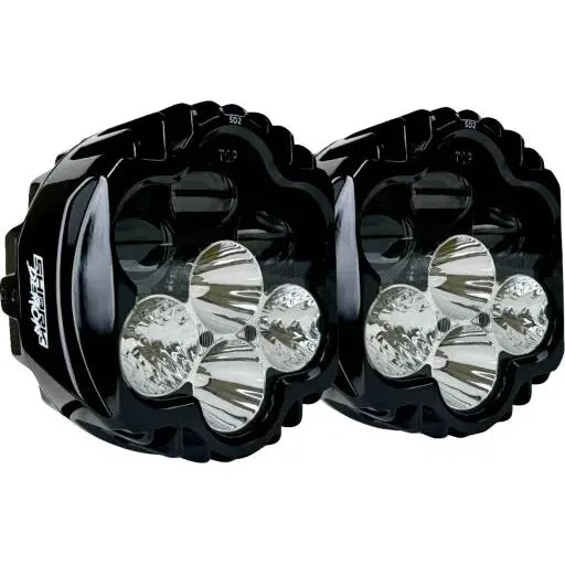 Shark Demon 2 Performance LED-Scheinwerfer-Kit Schwarz ECE für Harley-Davidson Road Glide – Custom Dynamics – Bild 3